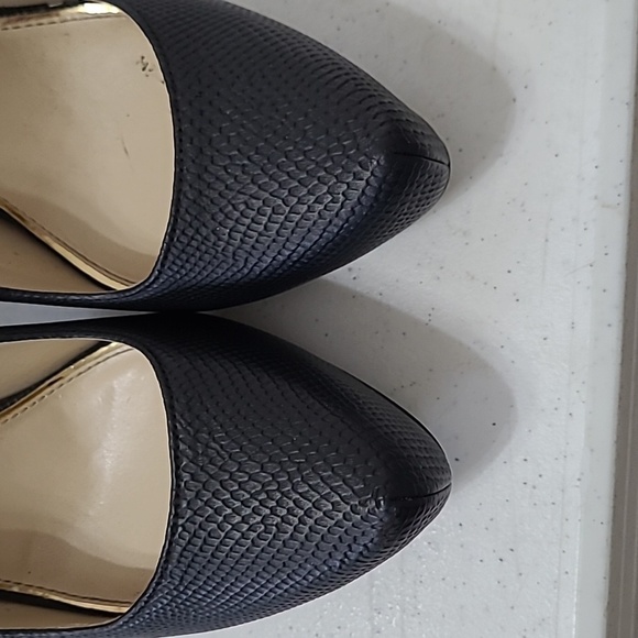 Jessica Simpson PARISAH black textured platform heels size 7 - Picture 5 of 13